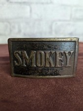 Smokey Bear Buckle Vintage Used Collectible American Casual