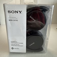 Sony MDRZX110/BLK ZX Series Stereo Headphones, Black New Factory Sealed