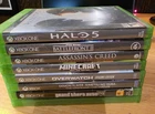 LOT OF 8 XBOX ONE GAMES - GRAND THEFT AUTO HALO 5 MINECRAFT STAR WARS ASSASSINS