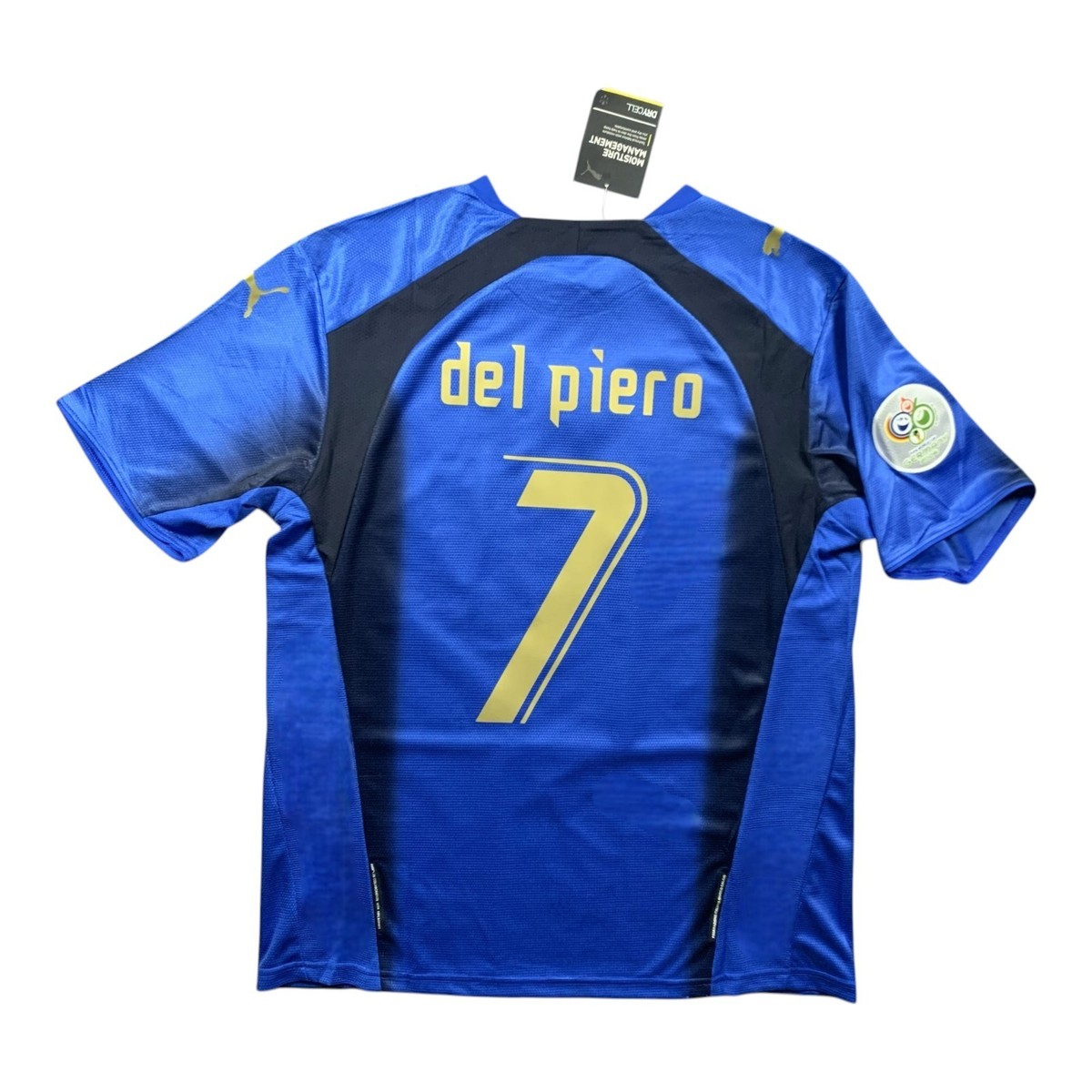 Del Piero #7 Italy 2006 World Cup Home Jersey Retro Shirt - Men's
