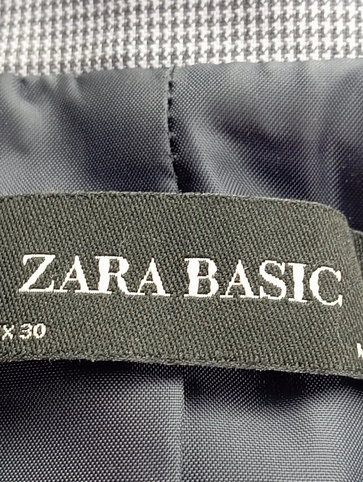 ZARA BASIC Blazer court Dames Blazer T EU 40 gris clair style décontracté - Photo 4/4