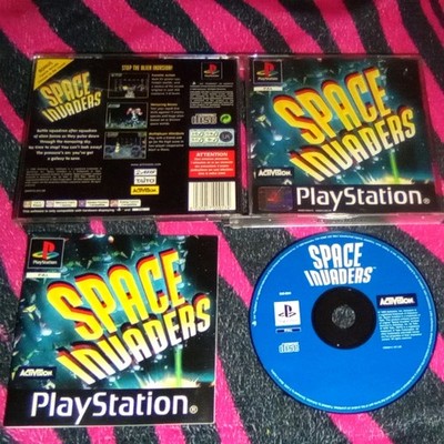 Space Invaders Playstation 1 PS1 Spiel komplett mit Anleitung