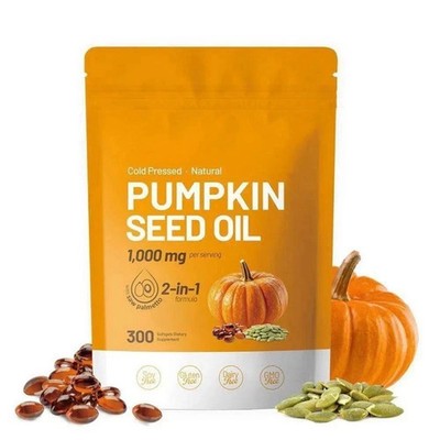 Natural Plant Esters Supplement Pumpkin Seed & Saw Palmetto Oil 300 Pills