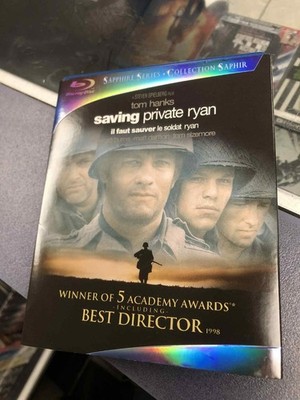 Saving Private Ryan (Tom Hanks) - Blu-Ray - Good w/ slipcover BILINGUAL A NTSC