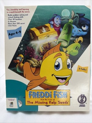 Freddi Fish The Case Of The Missing Kelp Seeds Big Box Humongous Entertainment