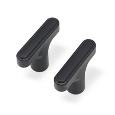 10 Pack Cabinet Knobs Matte Black Kitchen Cabinet Knobs Zinc Alloy Drawer Pul...