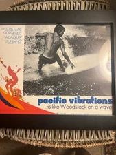 Vintage Surf Movie Poster - Pacific Vibrations - Jock Sutherland - WoodstockWave