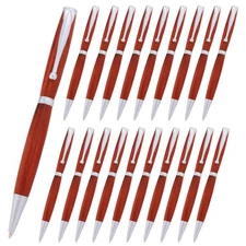 Fancy Pen Kit, Satin Chrome Finish, 20 Pack, Legacy Woodturning