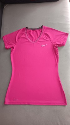 Damen Nike Pro Dry-Fit Oberteil Top Gr.L Rosa Sport Joggen Fitness 