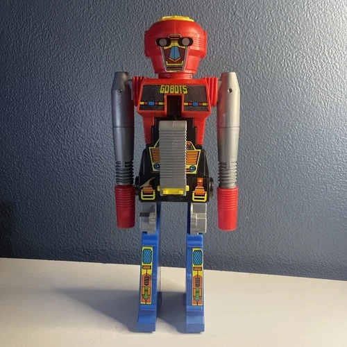 VINTAGE 1984 ARCO GOBOTS ROGUN CAP RIFLE ROBOT TOY CAP GUN FIGURE Tested Works