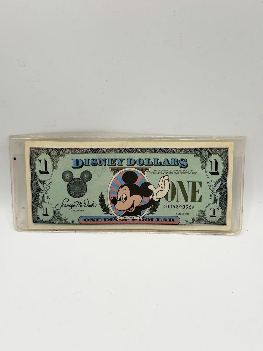 レア 1987年 DisneyDollars カリフォルニア A 1987 $1 Disney Dollar Mickey PMG 64 EPQ (DIS1) | Elite Coinage Co.