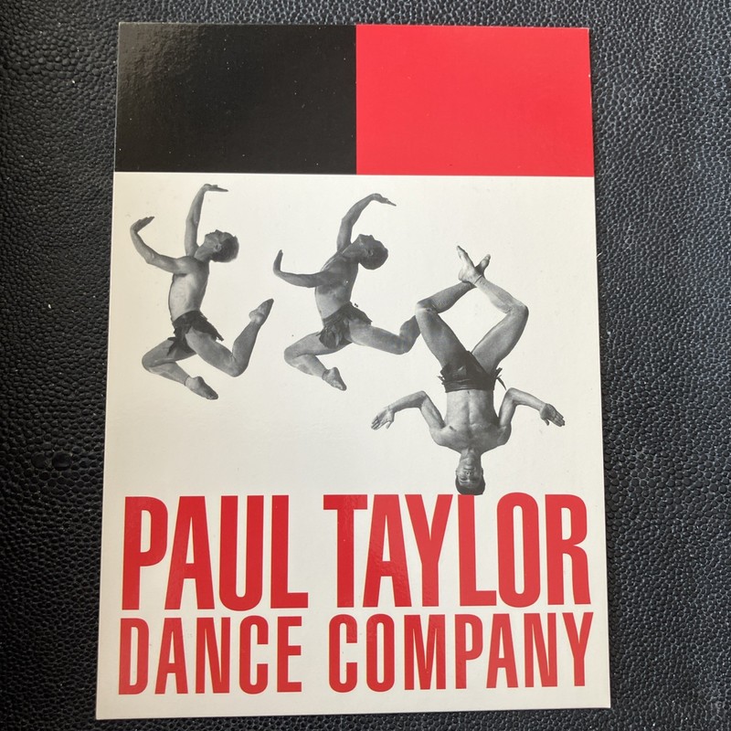 Paul Taylor Dance Company City Center NYC Postcard AFFORDABLE RARE! FRAMEABLE