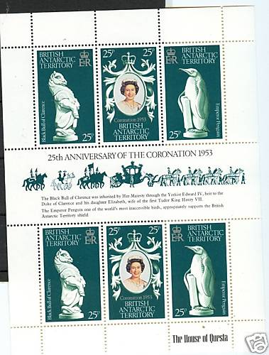 QUEEN ELIZ. II 25th CO BRITISH ANTARCTIC TERRITORY 1987 - Picture 1 of 1