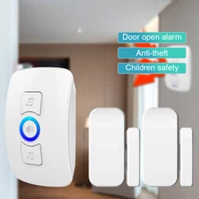 New Wireless Door Chime, Security Door Open Sensor, Door Entry Alert for Office