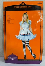 Halloween Wicked Innocence Alice Adult Woman Small 4-6 Costume
