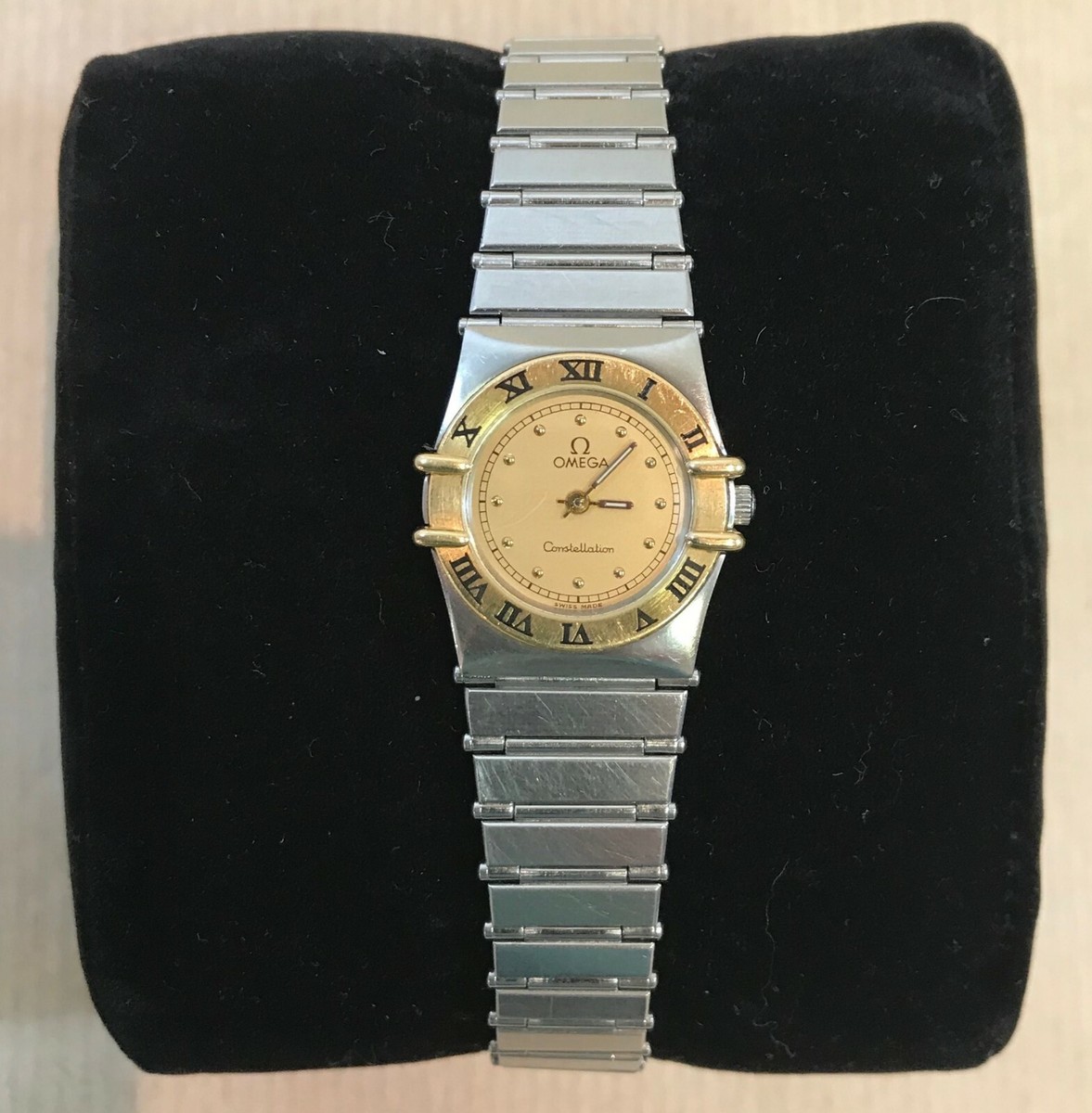 OMEGA CONSTELLATION Ladies 'Mini' 18K Gold & Stainless Steel OMEGA CONSTELLATION Ladies 'Mini' 18K Gold & Stainless Steel