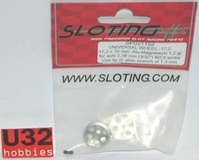 Slotting Plus SP021152 Universal Tire 17.2x10mm x2 Alu-Magn 1.20g Axle 2.38