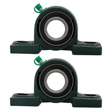 2 PCS UCP205 Pillow Block Bearings 25mm Bore Solid Base f Go Kart Rear Axle