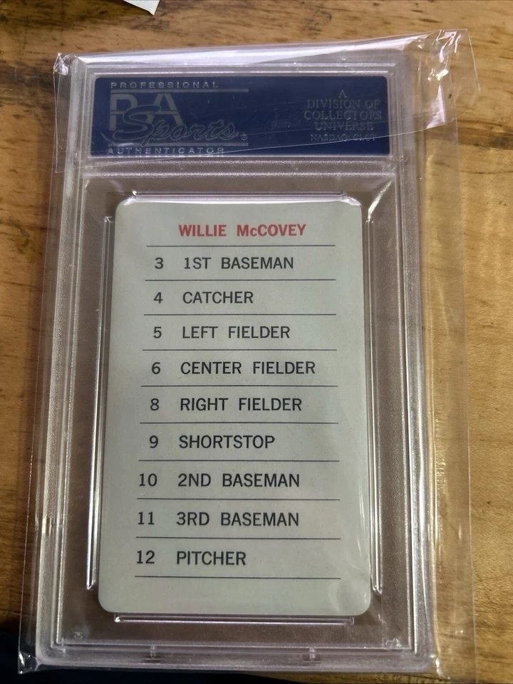 1970 MILTON BRADLEY WILLIE McCOVEY GIANTS - Image 2 of 2