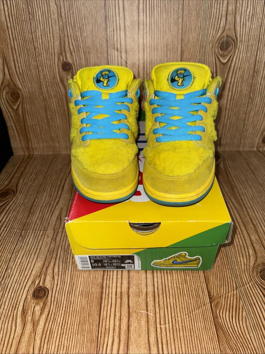 Nike SB Dunk Low x Grateful Dead “Yellow Bear” Size 9 Nike SB Dunk Low x Grateful Dead “Yellow Bear” Size 9