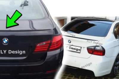 Autospoiler Carbon Print Heck passend für BMW F10 M-Sportpaket, Tailgate Abriss - Bild 1 von 4