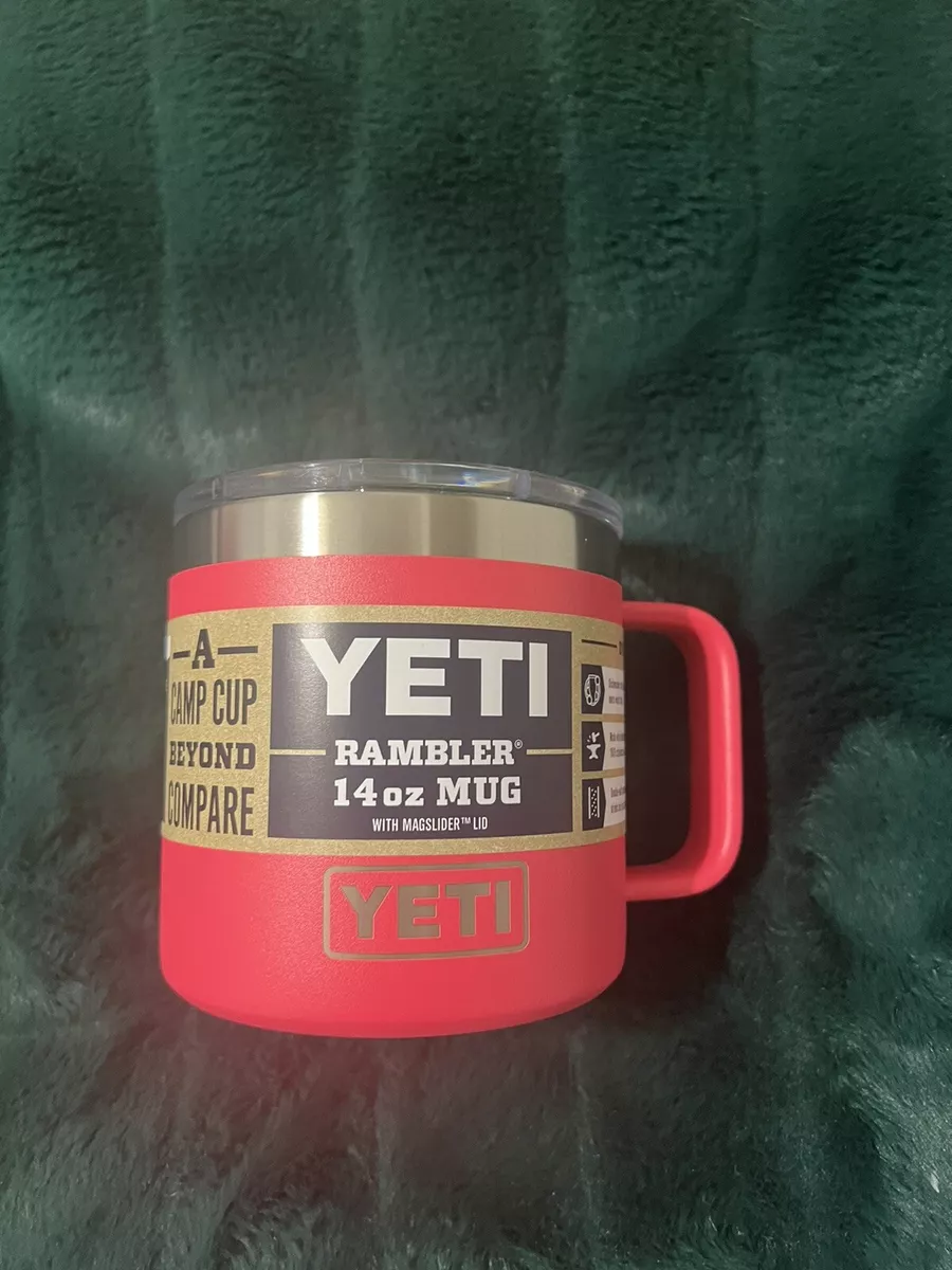 Yeti 14 oz. Rambler Mug with Magslider Lid Bimini Pink