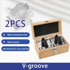 Prismenblöcke mit Spannbügel 1 Paar Präzisions Winkelprisma Winkelprismen 8~70mm