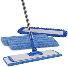 18” Pro Microfiber Hardwood Floor Mop - Cleans Floor in Seconds |