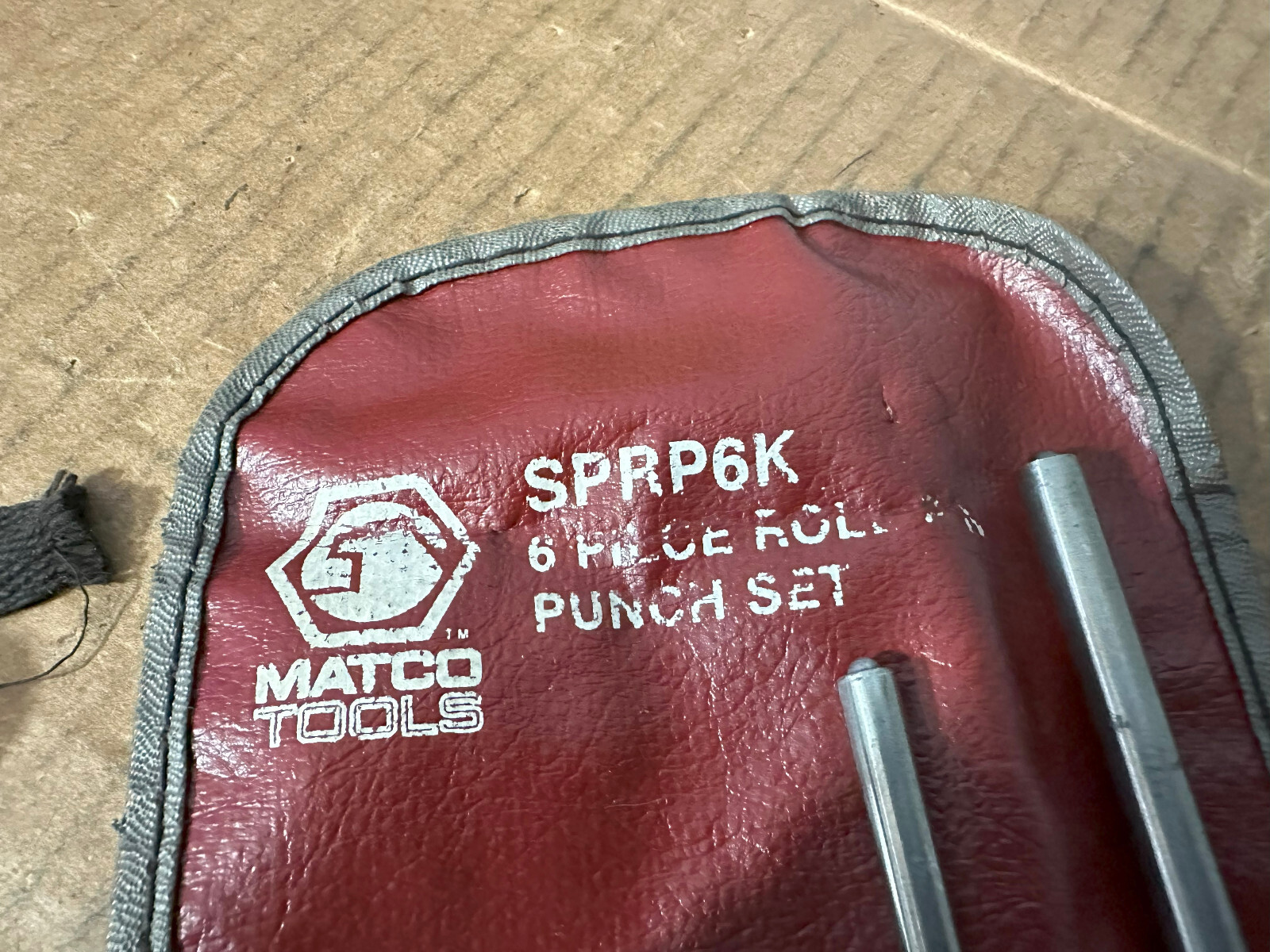 MATCO TOOLS 6 PIECE ROLL PIN PUNCH SET IN POUCH SPRP6K MADE BY MAYHEW