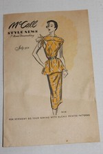 Vintage~McCALL~Style News~HOME DRESSMAKING Ph...