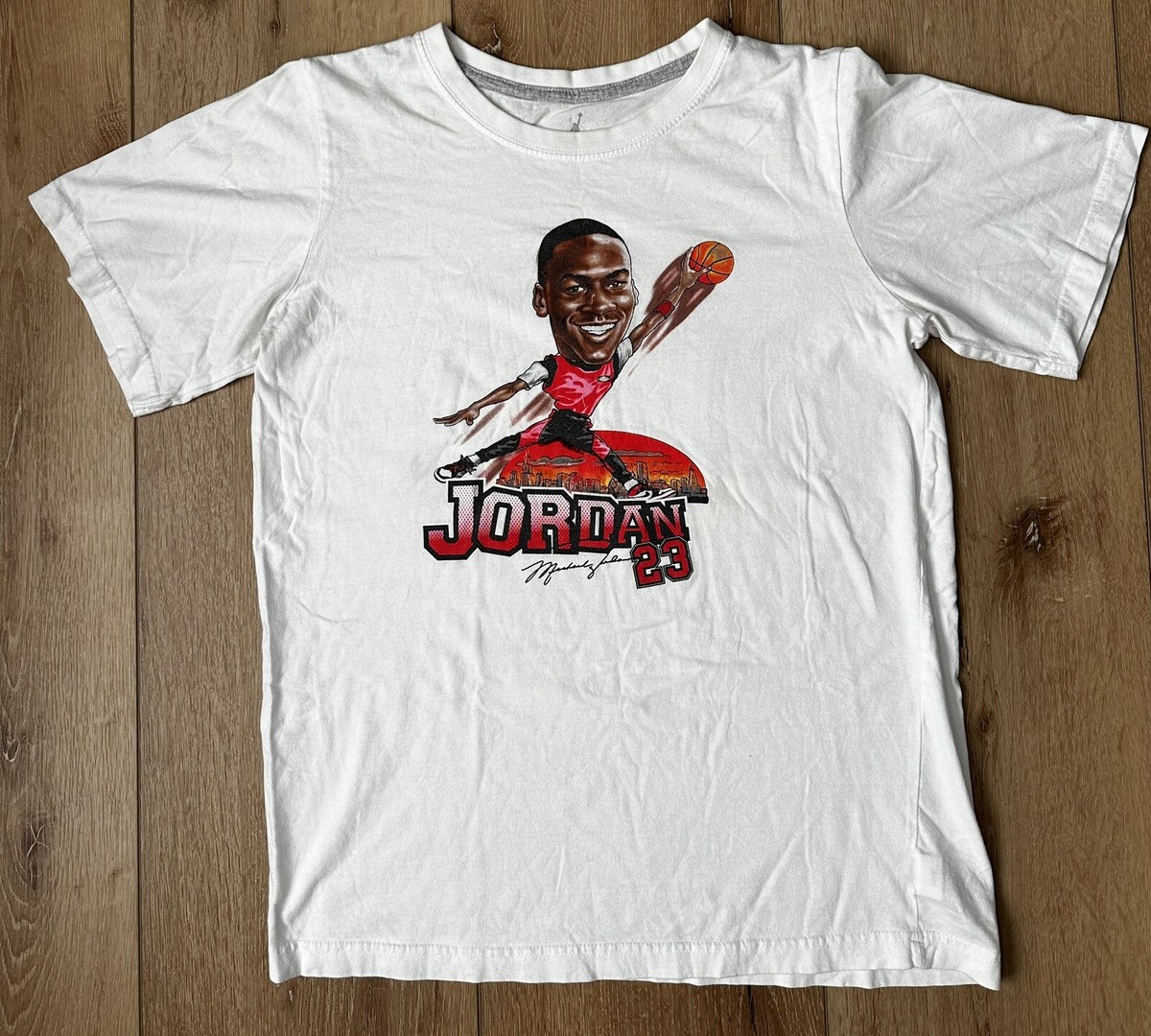 Michael Jordan Chicago Bulls NBA Rare Caricature T-shirt Michael Jordan Chicago Bulls NBA Rare Caricature T-shirt