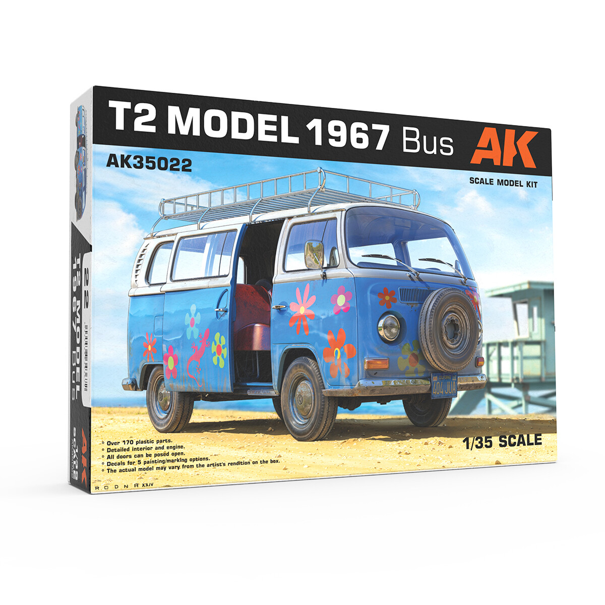 Ak Interactive AK35022 - 1:35 T2 Model 1967 Bus - New