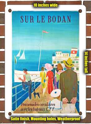 Metal Sign - 1953 On the Bodan, CFF - 10x14 Inches