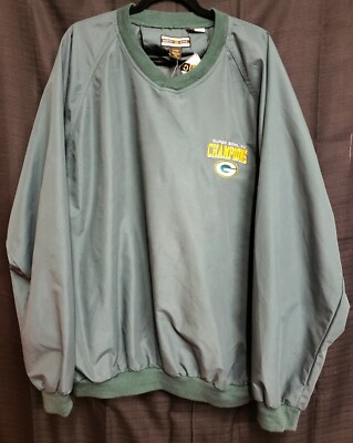 NFL Green Bay Packers Super Bowl XLV North End Men's Size 2XL Raglan Windshirt