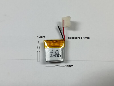 BATTERIE Al Polimeri Di Litio A Celle 3,7 Volt 500 MAh 702540 Dispositivi Elettrici Basso Drenaggio - Foto 5