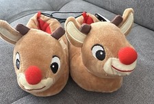 Slippers Rudolph The Red Nosed Reindeer Youth Size 5/6