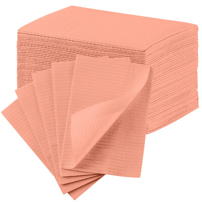 3Ply Dental Patient Bibs 50pcs Waterproof Bibs Medical Tattoo Towel Cover 13x18''
