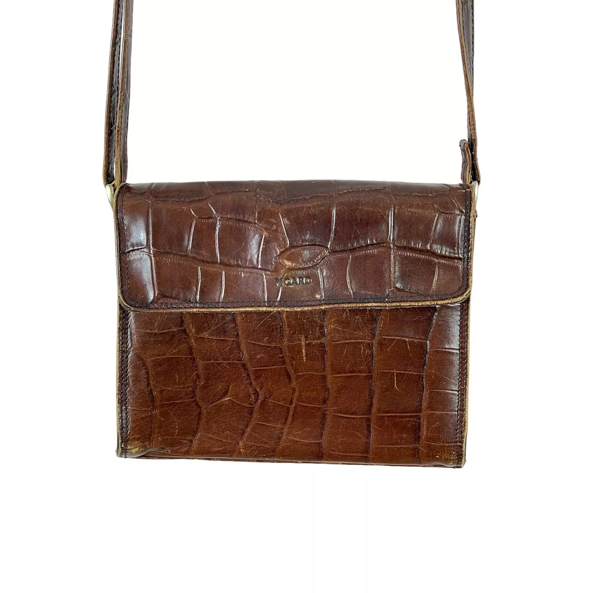 Picard Genuine Leather Crossbody Bag Vintage Leather Shoulder 