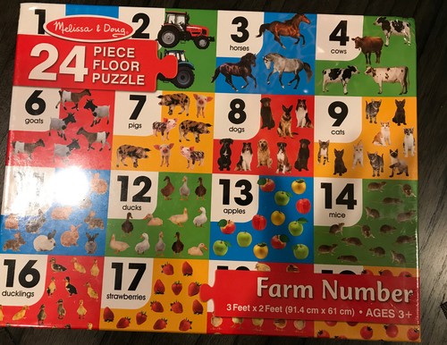 Safari Social: 24-Piece Floor Puzzle + FREE melissa & doug Scratch