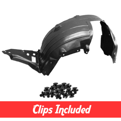 Front Passenger Side Fender Liner w/ Clips For 2007-2012 Sentra SE-R NI1249116