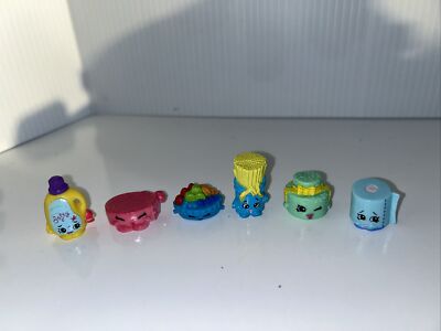 Shopkins Lot Of 6 Collectible Figures Toys Moose Enterprise