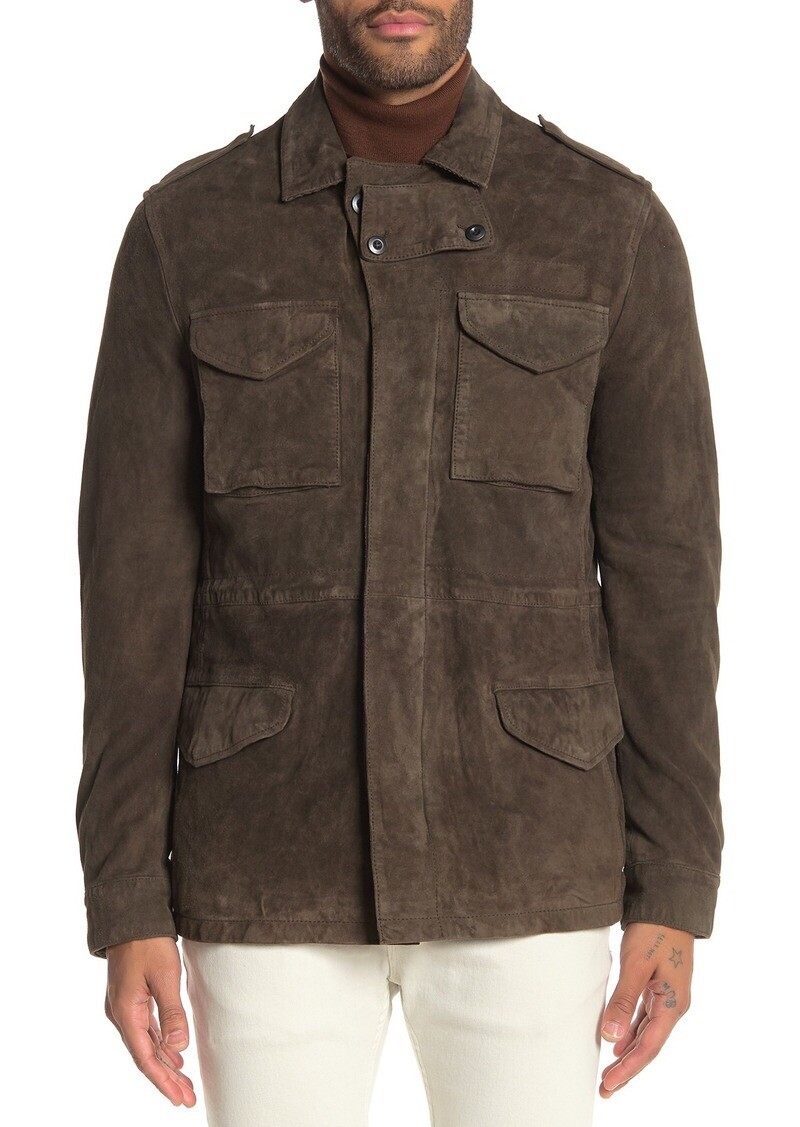 Forter Goat Suede Field Military Jacket 