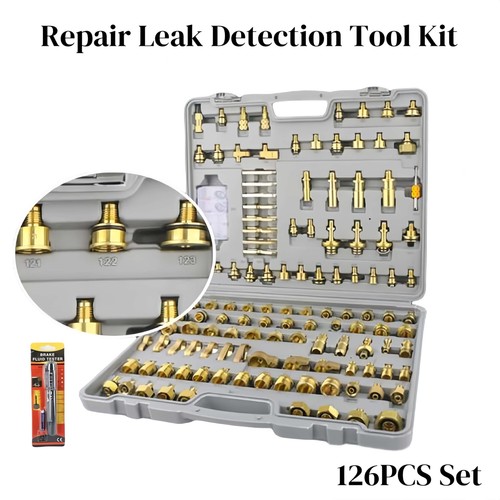 126PCS Car Universal Automotive Air Conditioning Leak Detector Repair Detection - Picture 9 of 10
