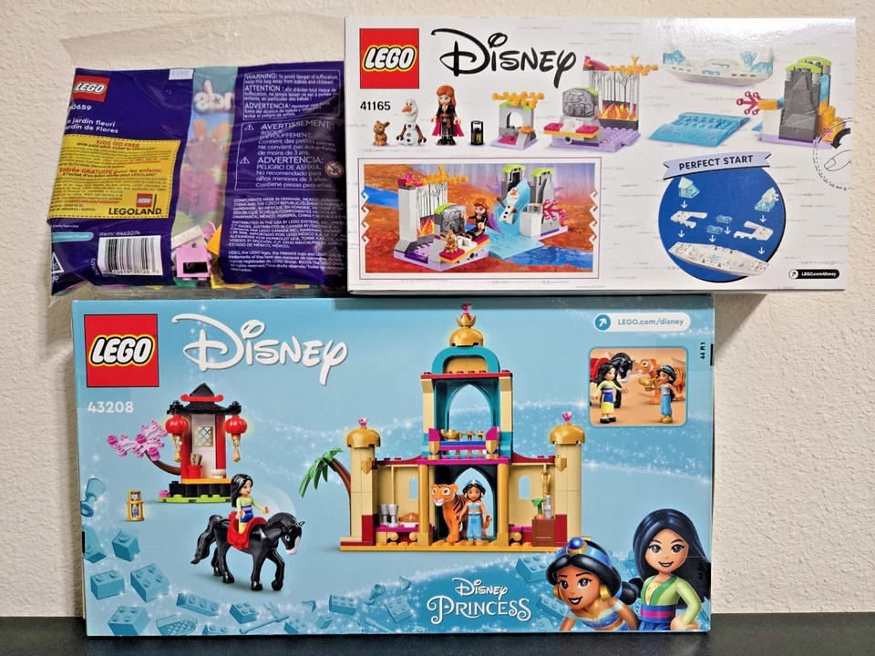LEGO FRIENDS 30659 Jardín de Flores, 41165 Anna's Canoe, 43208 Lote de Jazmín y Mulan Foto 2 de 2