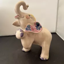 Kay Finch Trumpeting Elephant “Peanuts” HTF California Pottery Figurine