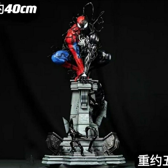 d*m様 SPIDERMAN 400% VENOM フィギュア　ラストワン Symbiotic Spider-Man Venom Action Figure Toys 38cm PVC