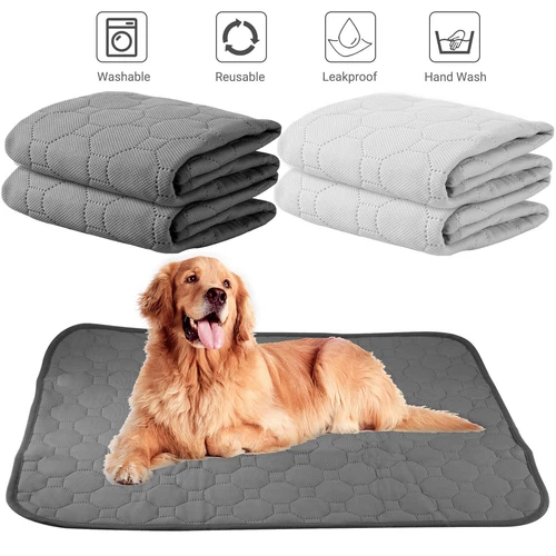 2X Dog Training Pads Puppy Pee Pads Washable Waterproof Non-Slip Dog Potty Mats