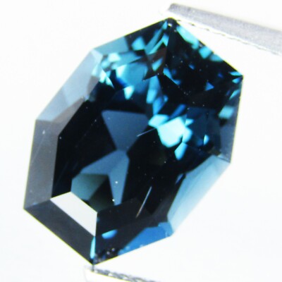 8.04Ct Glorious Natural London Blue Topaz Cushion Custom Cut Collection Gem VOD