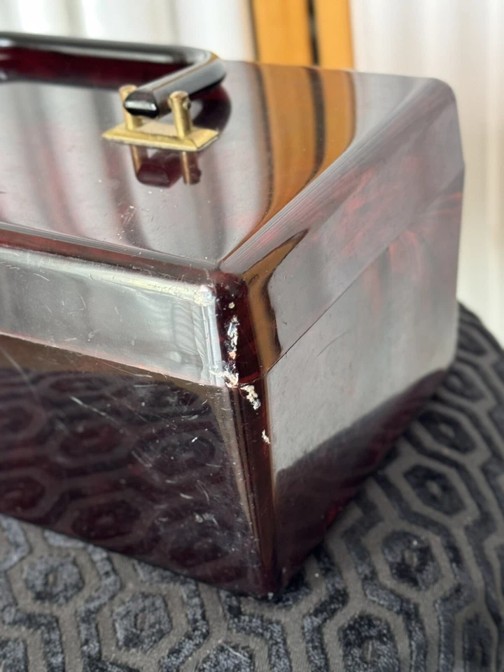 May Company - 1940 年代玳瑁壳钱包 - 时尚收藏物品 — 第 4/4 张图片