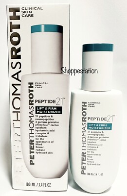 Peter Thomas Roth Peptide 21 Lift & Firm Moisturizer 3.4oz / 100ml New In Box